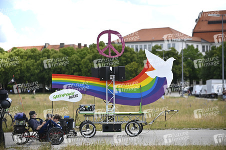 Demonstration gegen den G7-Gipfel in München