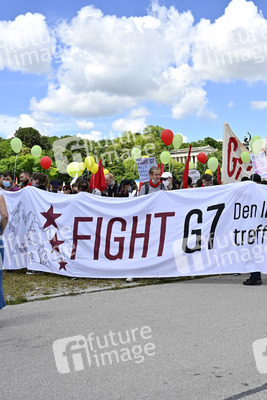 Demonstration gegen den G7-Gipfel in München