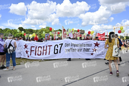 Demonstration gegen den G7-Gipfel in München