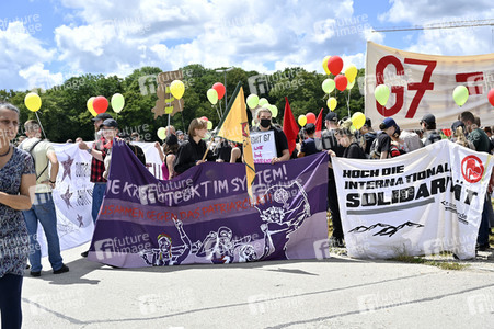 Demonstration gegen den G7-Gipfel in München
