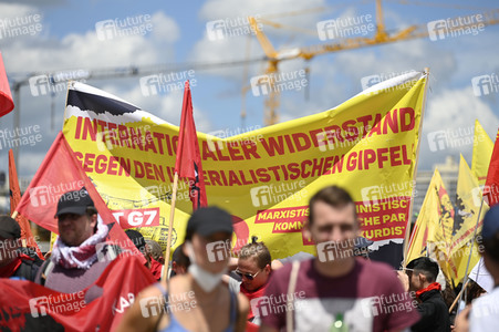 Demonstration gegen den G7-Gipfel in München