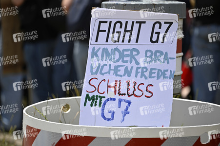 Demonstration gegen den G7-Gipfel in München