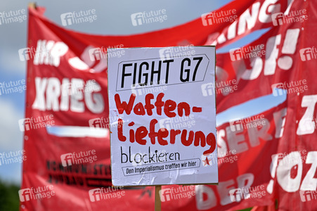 Demonstration gegen den G7-Gipfel in München