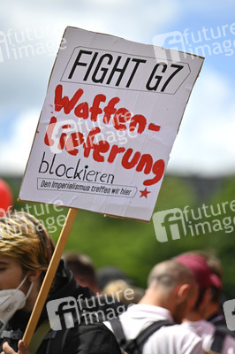 Demonstration gegen den G7-Gipfel in München