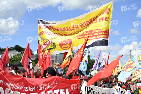 Demonstration gegen den G7-Gipfel in München