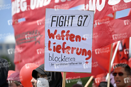 Demonstration gegen den G7-Gipfel in München