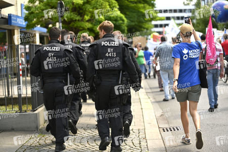 Demonstration gegen den G7-Gipfel in München