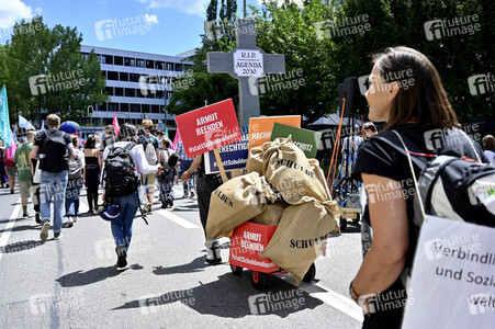 Demonstration gegen den G7-Gipfel in München