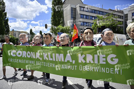Demonstration gegen den G7-Gipfel in München