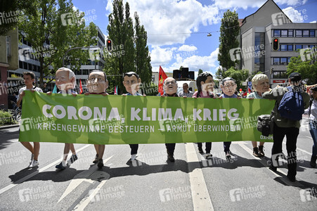 Demonstration gegen den G7-Gipfel in München