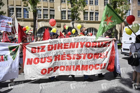 Demonstration gegen den G7-Gipfel in München