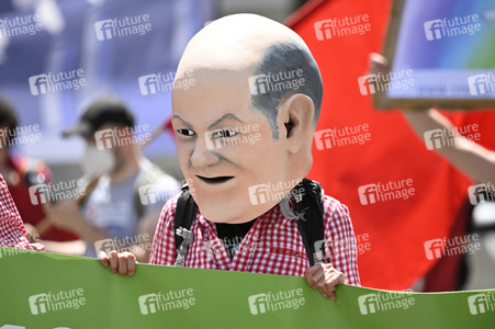 Demonstration gegen den G7-Gipfel in München