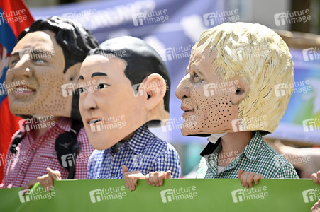 Demonstration gegen den G7-Gipfel in München