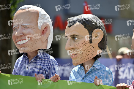 Demonstration gegen den G7-Gipfel in München