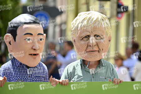 Demonstration gegen den G7-Gipfel in München