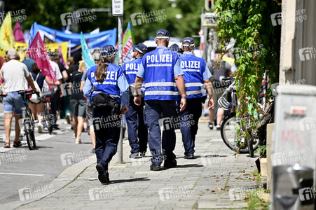 Demonstration gegen den G7-Gipfel in München