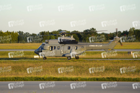 Ankunft von Präsident Macron in München