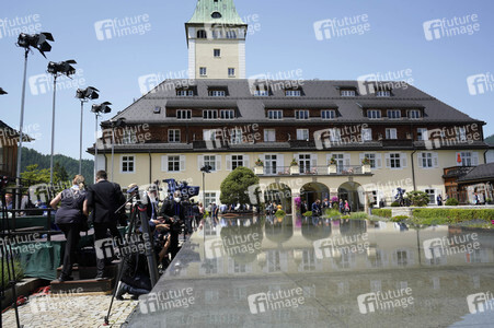 G7-Gipfel auf Schloss Elmau in Klais