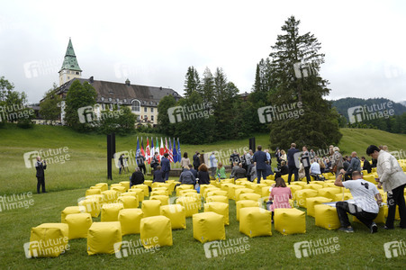 Abschlusspressekonferenz zum G7-Gipfel in Klais