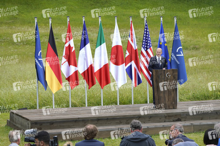 Abschlusspressekonferenz zum G7-Gipfel in Klais