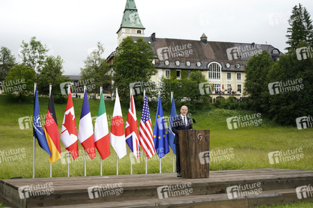 Abschlusspressekonferenz zum G7-Gipfel in Klais