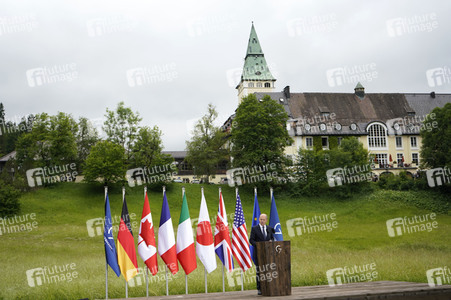 Abschlusspressekonferenz zum G7-Gipfel in Klais