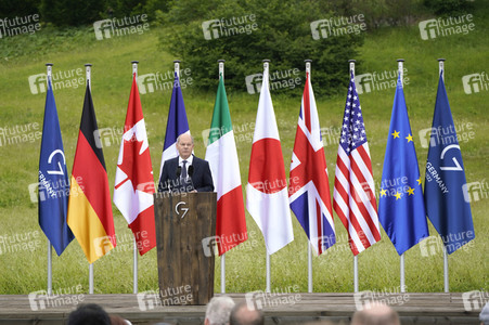 Abschlusspressekonferenz zum G7-Gipfel in Klais