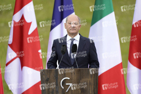 Abschlusspressekonferenz zum G7-Gipfel in Klais