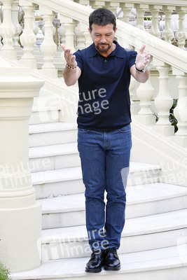 Photocall mit Antonio Banderas und Andrew Lloyd Webber in Madrid