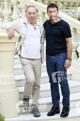 Photocall mit Antonio Banderas und Andrew Lloyd Webber in Madrid