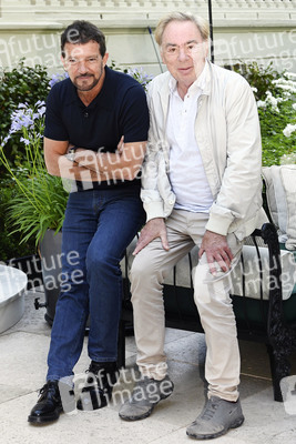 Photocall mit Antonio Banderas und Andrew Lloyd Webber in Madrid
