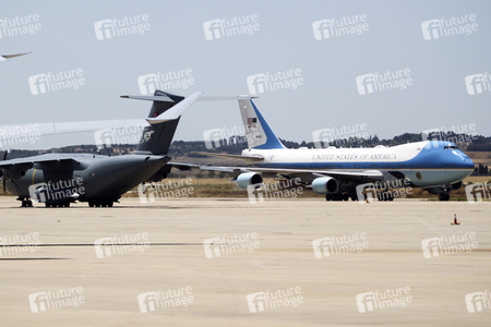 Ankunft von Präsident Biden in Madrid