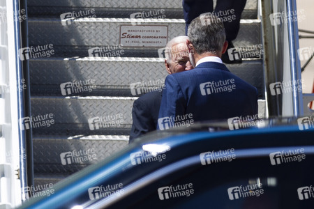 Ankunft von Präsident Biden in Madrid