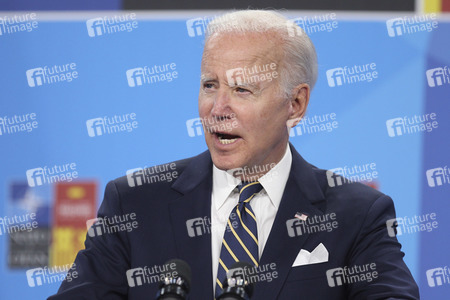 Pressekonferenz mit Joe Biden zum NATO Gipfel 2022 in Madrid