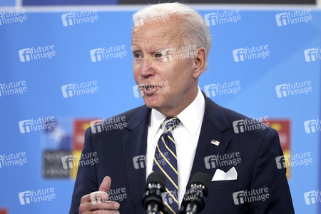 Pressekonferenz mit Joe Biden zum NATO Gipfel 2022 in Madrid