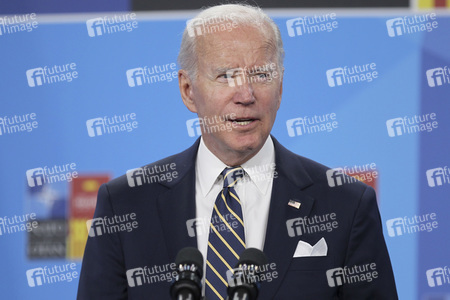 Pressekonferenz mit Joe Biden zum NATO Gipfel 2022 in Madrid