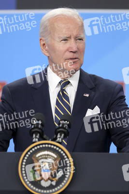 Pressekonferenz mit Joe Biden zum NATO Gipfel 2022 in Madrid