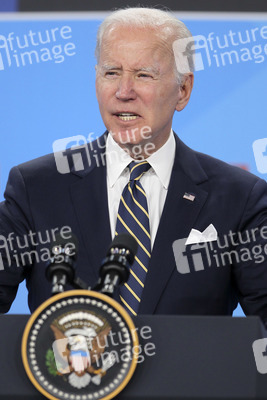 Pressekonferenz mit Joe Biden zum NATO Gipfel 2022 in Madrid
