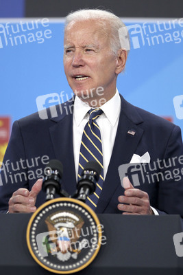 Pressekonferenz mit Joe Biden zum NATO Gipfel 2022 in Madrid