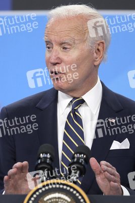 Pressekonferenz mit Joe Biden zum NATO Gipfel 2022 in Madrid