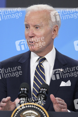 Pressekonferenz mit Joe Biden zum NATO Gipfel 2022 in Madrid