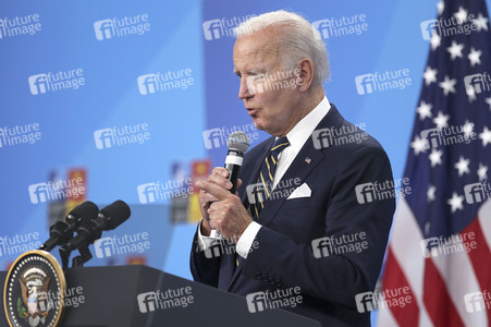 Pressekonferenz mit Joe Biden zum NATO Gipfel 2022 in Madrid