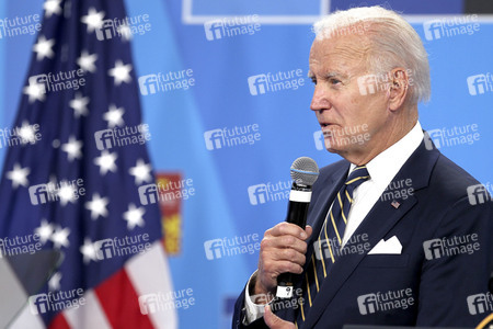 Pressekonferenz mit Joe Biden zum NATO Gipfel 2022 in Madrid