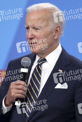 Pressekonferenz mit Joe Biden zum NATO Gipfel 2022 in Madrid