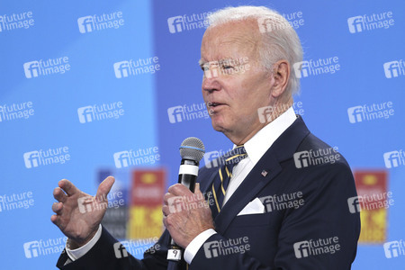 Pressekonferenz mit Joe Biden zum NATO Gipfel 2022 in Madrid