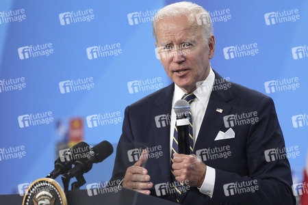 Pressekonferenz mit Joe Biden zum NATO Gipfel 2022 in Madrid