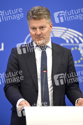 Pressekonferenz zum Digital Services Act und dem Digital Markets Act im EU-Parlament in Straßburg