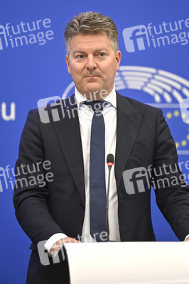 Pressekonferenz zum Digital Services Act und dem Digital Markets Act im EU-Parlament in Straßburg
