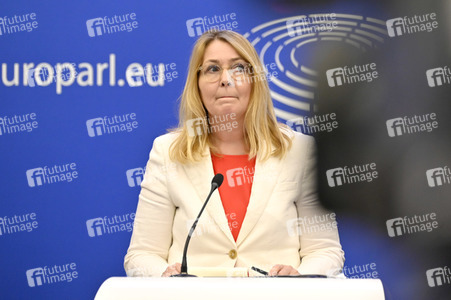 Pressekonferenz zum Digital Services Act und dem Digital Markets Act im EU-Parlament in Straßburg