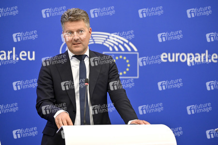 Pressekonferenz zum Digital Services Act und dem Digital Markets Act im EU-Parlament in Straßburg